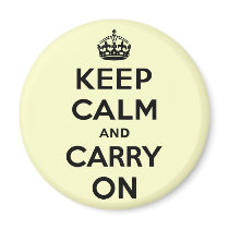 Keep Calm And Carry On Magnet