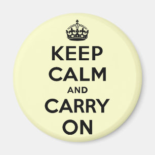 Keep Calm And Carry On Magnet