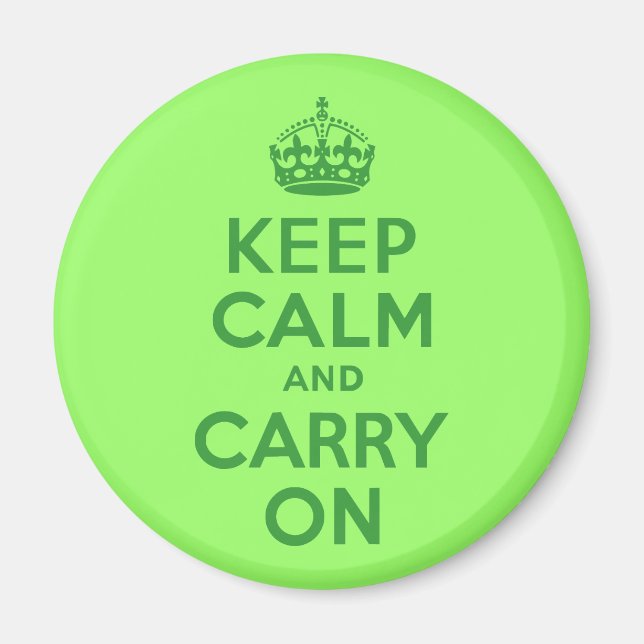 Keep Calm and Carry On Magnet (Front)