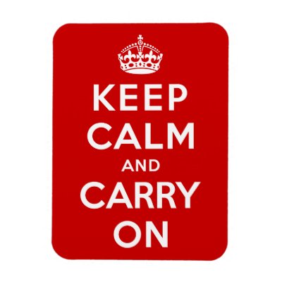 Keep Calm and Carry On Magnet