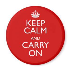 Keep Calm and Carry On Magnet