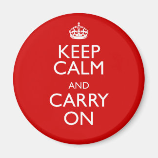 Keep Calm and Carry On Magnet