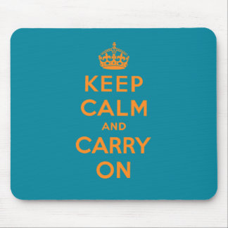 Keep Calm And Carry On Mouse Pad