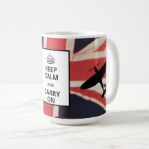 Keep Calm and Carry On Mug