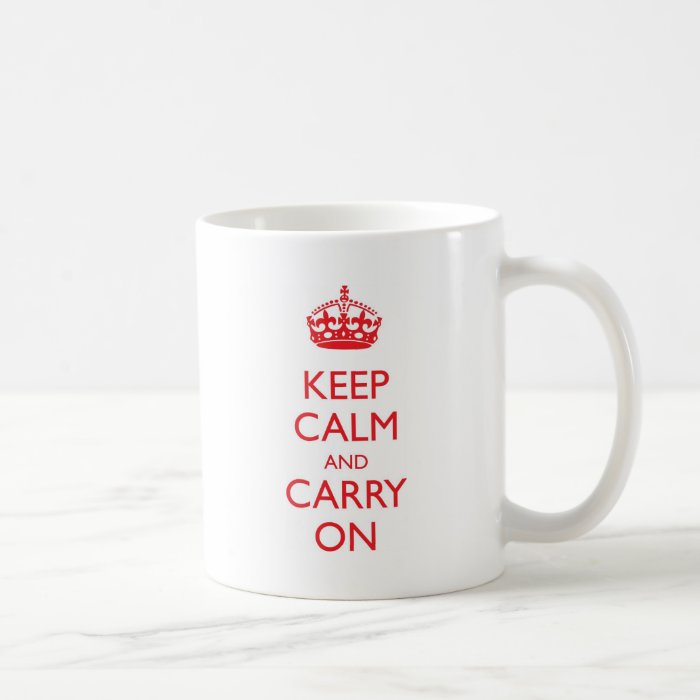 Keep Calm and Carry On Mug