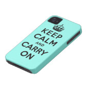 keep calm and carry on Original Case-Mate iPhone Case (Bottom)