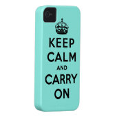 keep calm and carry on Original Case-Mate iPhone Case (Back/Right)