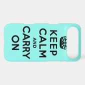 keep calm and carry on Original Case-Mate iPhone Case (Back (Horizontal))