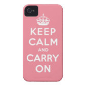 keep calm and carry on Original Case-Mate iPhone Case (Back)