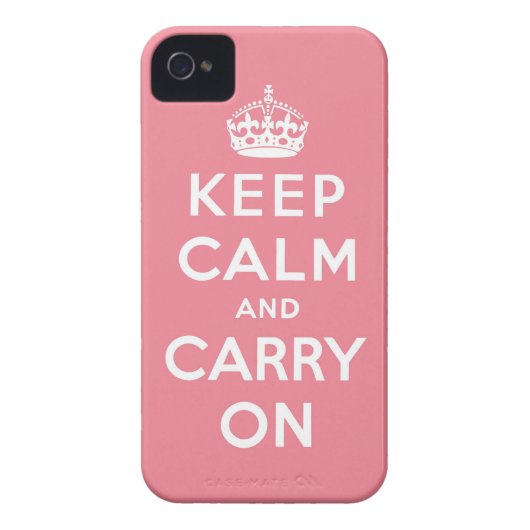 keep calm and carry on Original Case-Mate iPhone Case (Back)