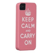 keep calm and carry on Original Case-Mate iPhone Case (Back/Right)