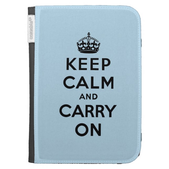keep calm and carry on Original Kindle 3 Cases (Front)