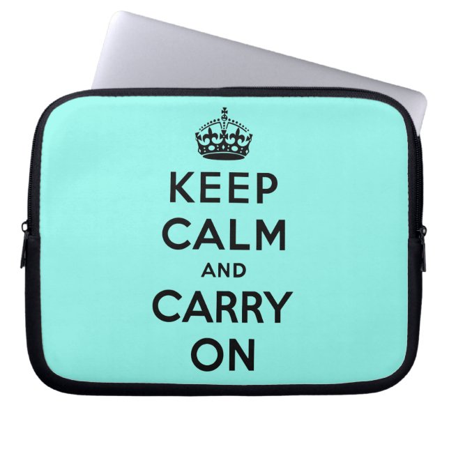 keep calm and carry on Original Laptop Sleeve (Front)
