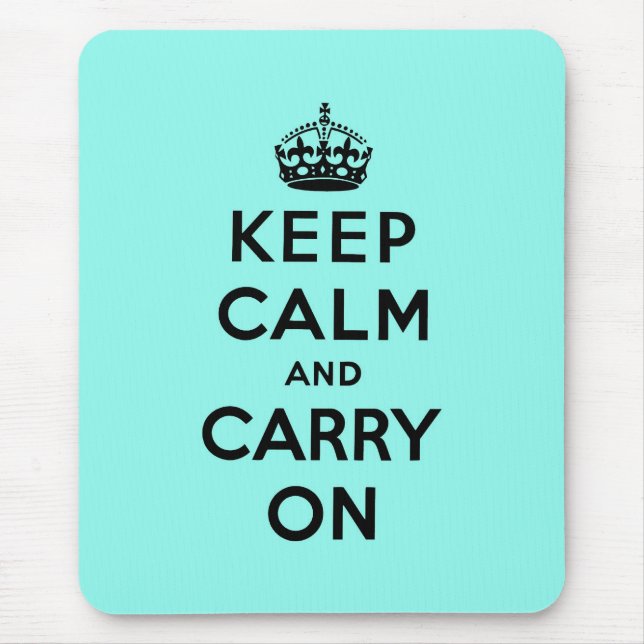 keep calm and carry on Original Mouse Pad (Front)