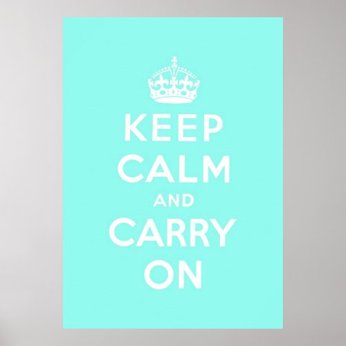 keep calm and carry on Original Poster