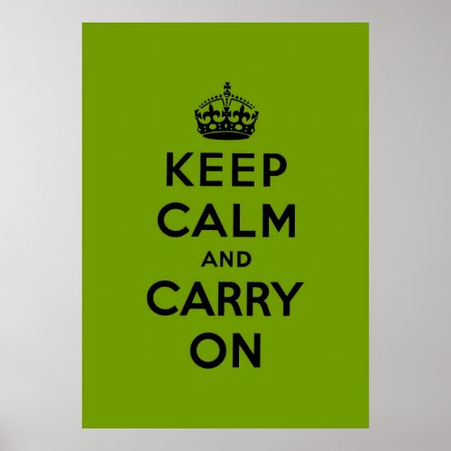 keep calm and carry on Original Poster