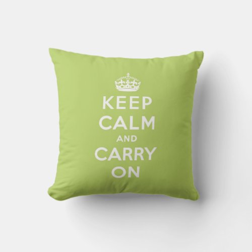 keep calm and carry on Original Throw Pillow