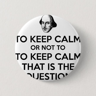 Keep calm and carry on pinback button