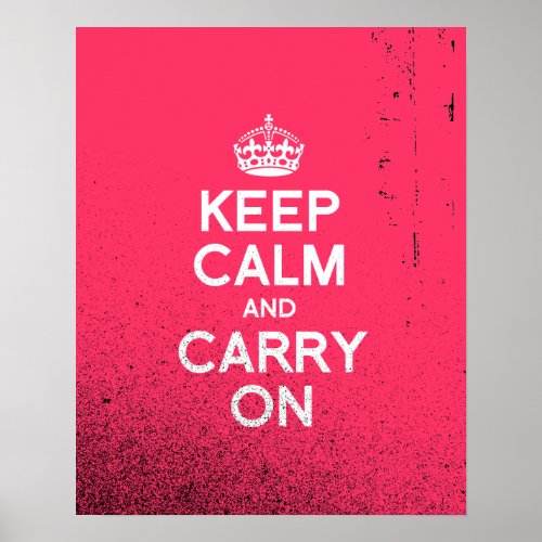 KEEP CALM AND CARRY ONpng Poster