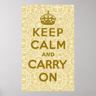 Keep Calm And Carry On Poster