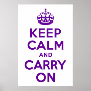 Keep Calm and Carry On Poster