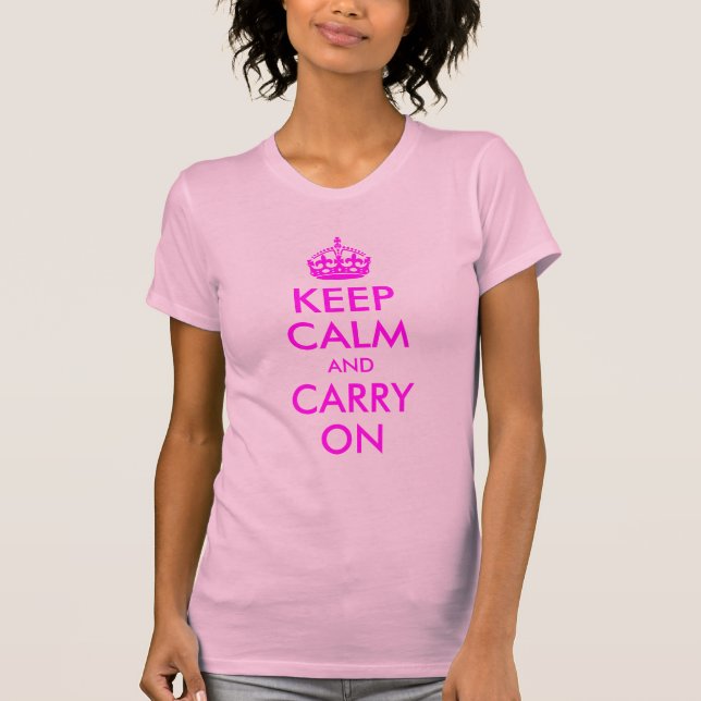 Keep Calm and Carry On Shirt (Front)