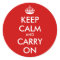 Keep calm and carry on stickers | Customizable