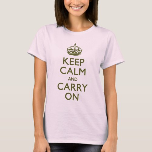 KEEP CALM AND CARRY ON T_Shirt
