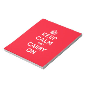Keep Calm and Carry On | Vintage Notepad