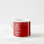 Keep Calm and Carry On, Vintage Sign Mug