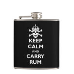 Keep Calm And Carry Rum Flask at Zazzle