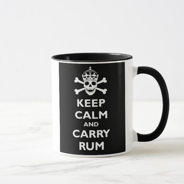 Keep Calm and Carry Rum Mug (Right)