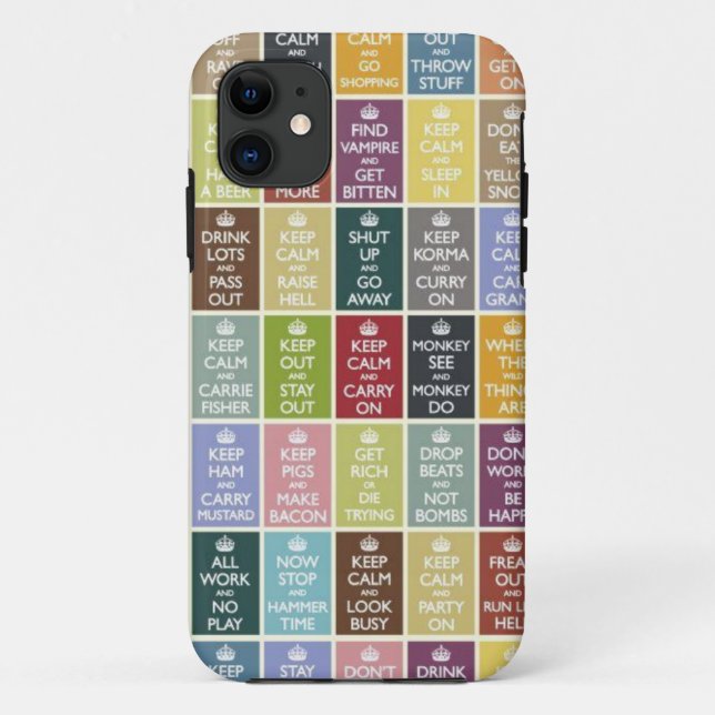 keep calm and... Case-Mate iPhone case (Back)