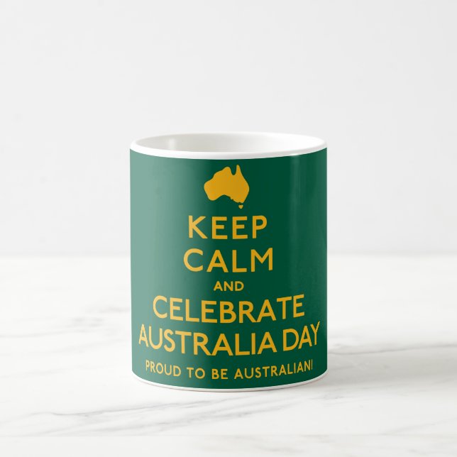 Keep Calm and Celebrate Australia Day! Coffee Mug (Center)
