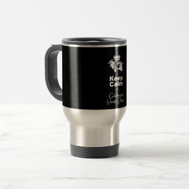 Keep Calm and Celebrate Goat year TM2 Travel Mug (Front Left)
