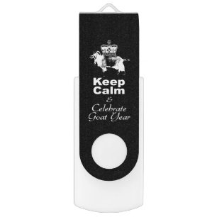 Keep Calm and Celebrate Goat year USB 02 Flash Drive