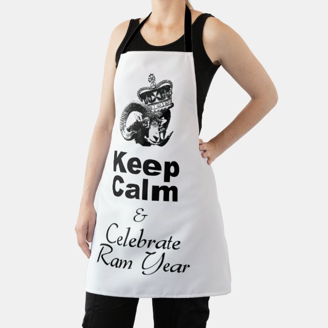 Keep Calm and Celebrate Ram year aoA Apron (Insitu)