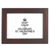 KEEP CALM AND CELEBRATE ST VALENTINES DAY MEMORY BOX (Front)