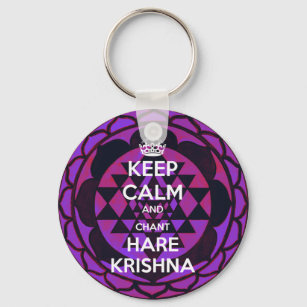 Hare Krishna Key Chain Holder freeshipping - Bhakti Today Hare Krishna Naam Hanger