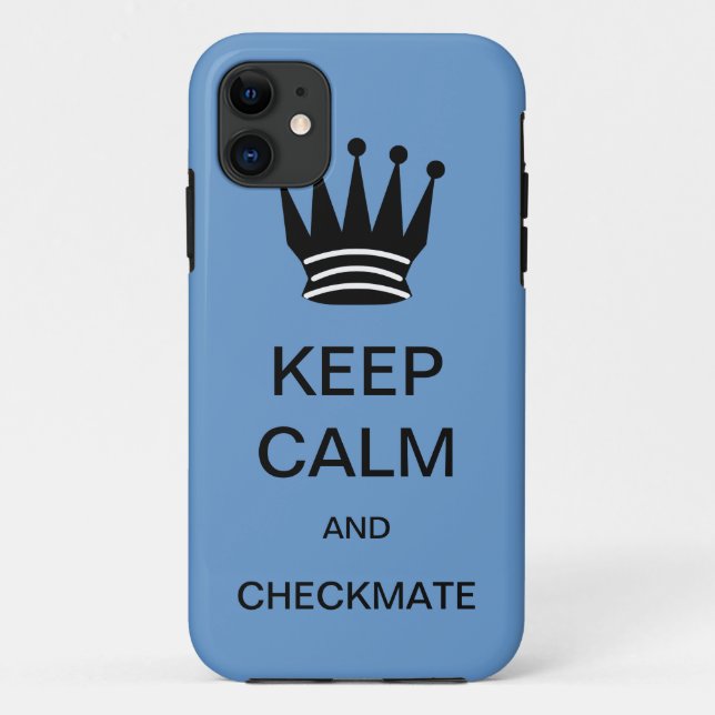 KEEP CALM AND CHECKMATE CaseMate iPhone 5 Case (Back)