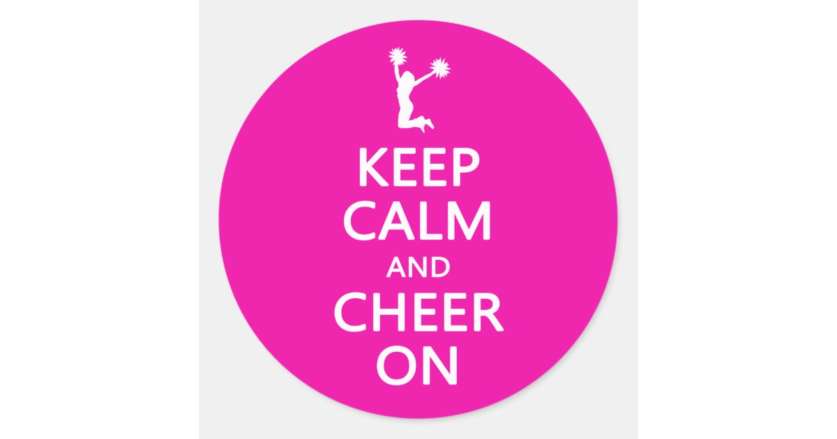 keep calm and cheer on wallpaper