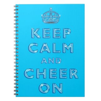 KEEP CALM AND CHEER ON Notebook for Cheerleaders