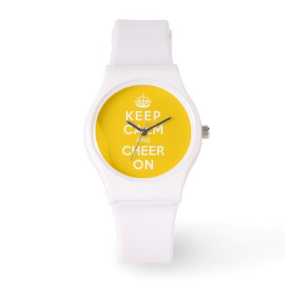 Keep Calm and Cheer On Watch
