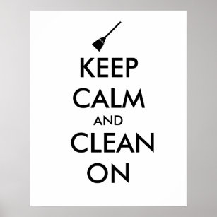 clean up after yourself poster