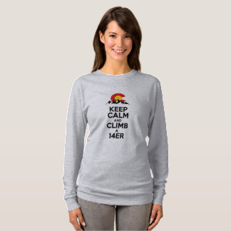 Keep Calm and Climb a 14er T-Shirt
