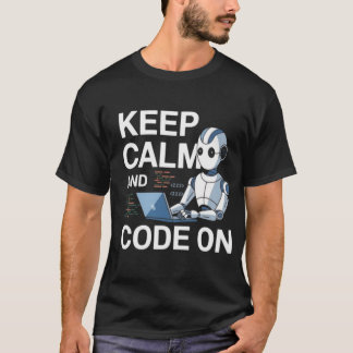 keep calm and code on T-Shirt