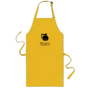 Keep Calm and Coffee Up / Coffee Pot Long Apron