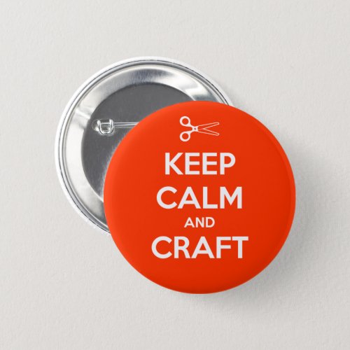 Keep Calm and Craft Button