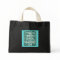 Keep Calm and Crochet On Blue Budget Tote Bag
