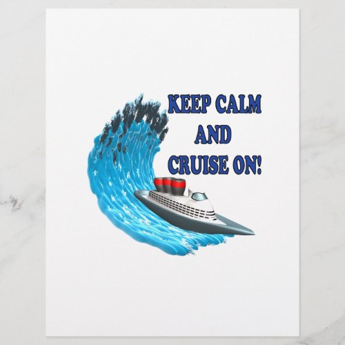 Keep Calm And Cruise On Flyer